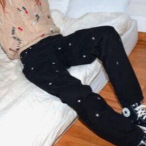 Forever21 Black Flare Leg Jeans Size 26 (Small)